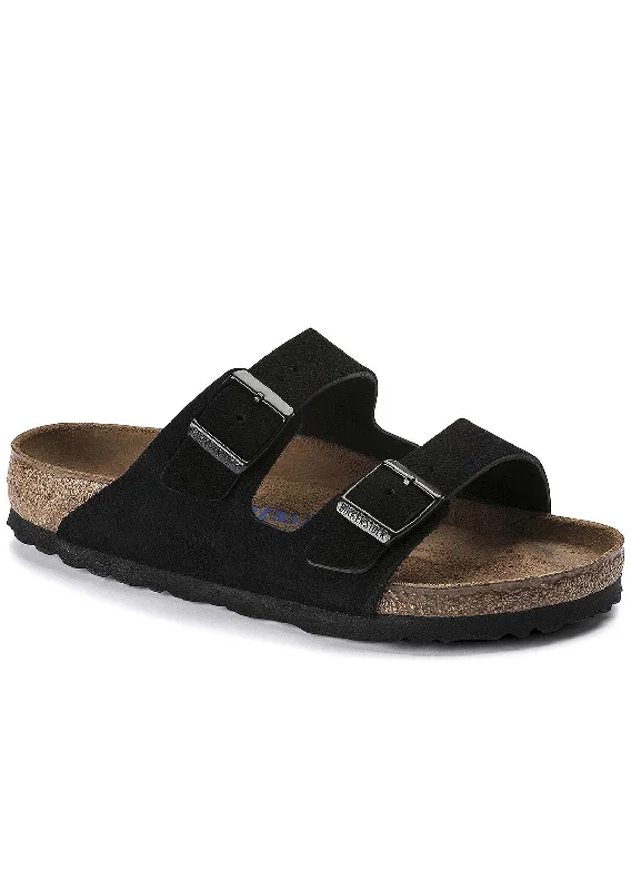 Birkenstock Unisex Arizona Soft Footbed Suede Regular Sandals