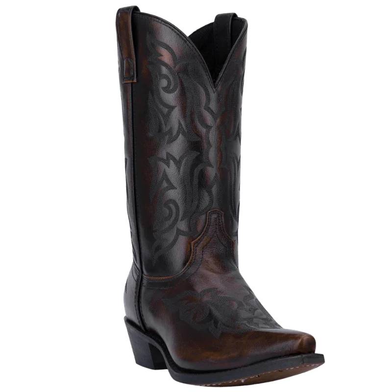 Laredo Men's Hawk Burnished Gold Leather Cowboy Boots 6862