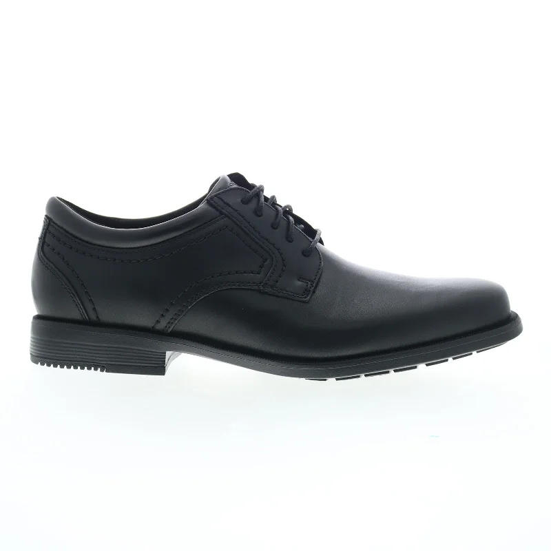 Rockport Isaac Plain Toe Mens Black Oxfords & Lace Ups Plain Toe Shoes