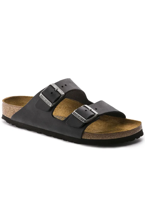 Birkenstock Arizona Oiled Leather Narrow Sandals