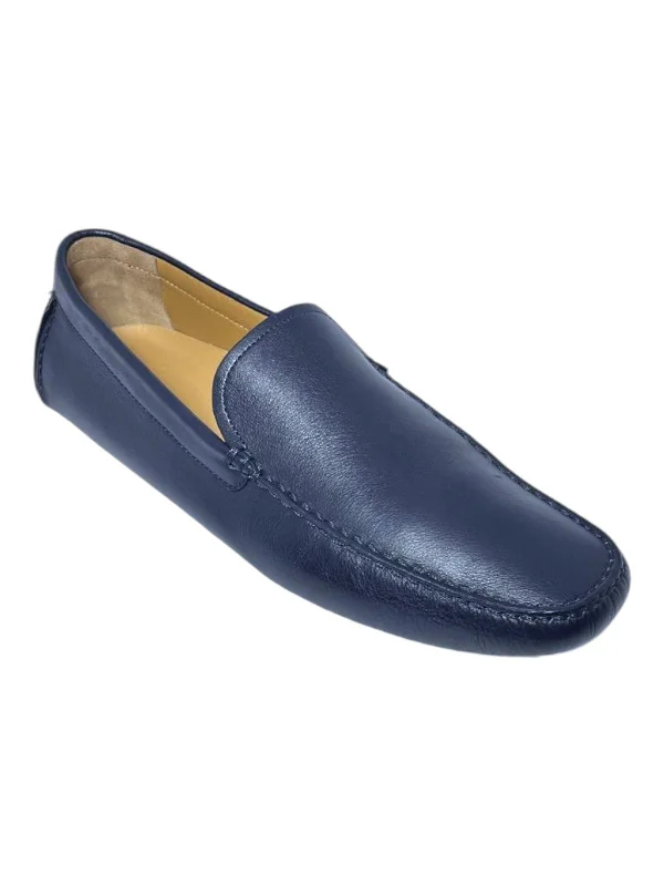 Bally Walton 6195747 Men's Atlantic Blue Calf Leather Loafers