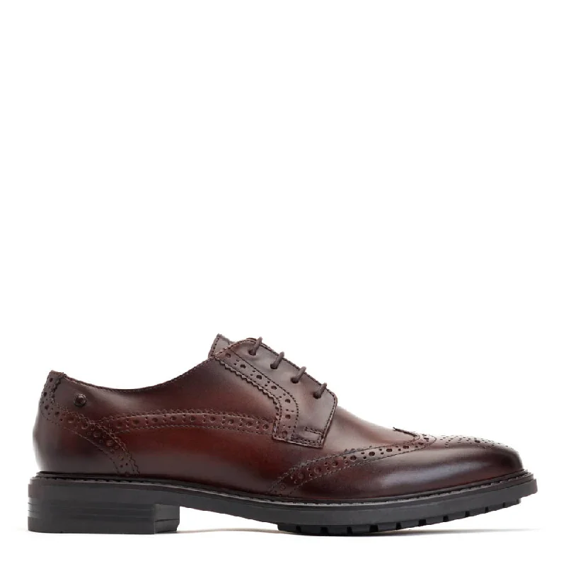 Anson Waxy Brogue Shoes