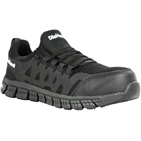 DieHard Men's Bonneville Composite Toe Slip Resist Shoe - Black DH20122