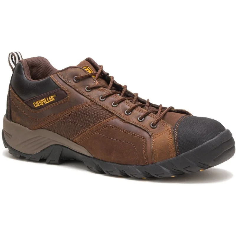 CAT Men's Argon Composite Toe Work Shoe - Dark Brown - P89957