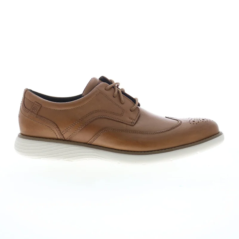 Rockport Garett Wingtip Mens Brown Oxfords Wingtip & Brogue Shoes