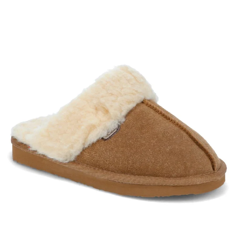 Faux-Fur-Lined Mule Slippers - EDNB40035 / 326 896