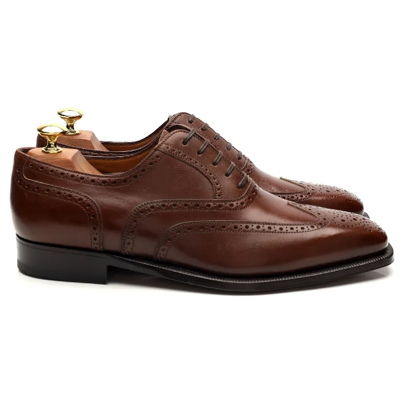 'Art. 3578' Brown Leather Oxford Brogues UK 8.5