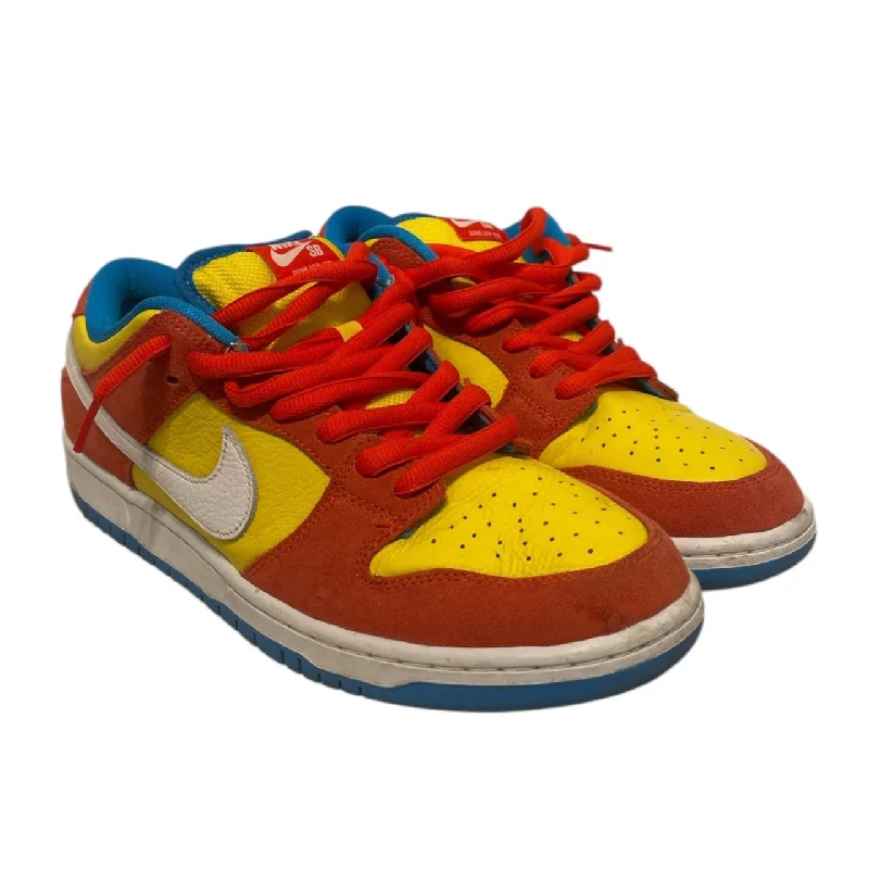 NIKE SB/Low-Sneakers/US 10.5/Suede/ORN/Bart Simpson