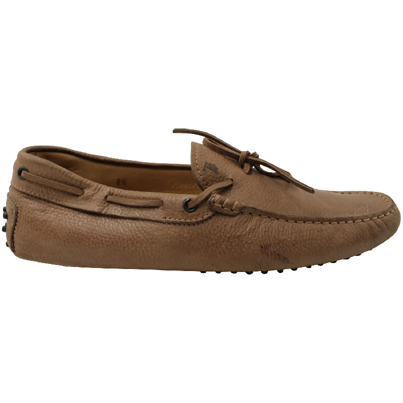 Tod's Gommino Driving Shoes in Brown Nubuck