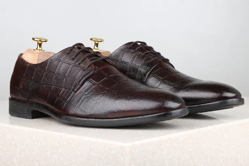 Privo Formal Lace Up- Brown For Men