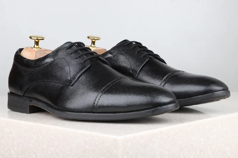 Privo Formal Lace Up- Black For Men