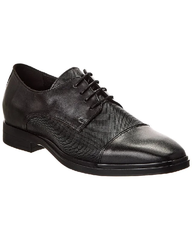 KARL LAGERFELD Cap Toe Leather Oxford